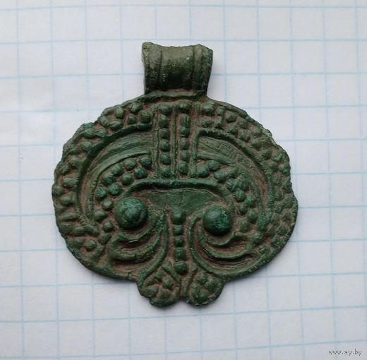 Накладка оберег, на калиту.