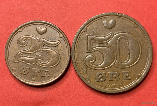 Дания 2 монеты