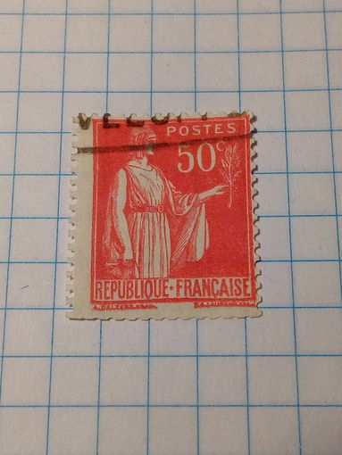 Марка Франция 1932 год