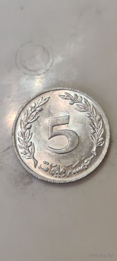 Тунис 5 милим 1983