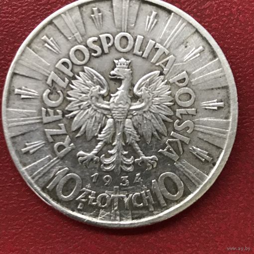 10 злотых 1934г.