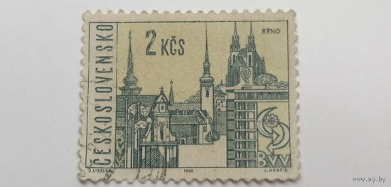 Чехословакия 1965. Города Чехии