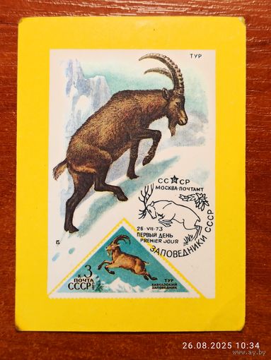 Календарик 1991 Кавказский заповедник