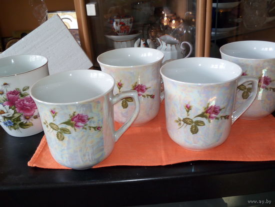 Кружки фарфор 350мл. ПОЛЬША 90-егоды