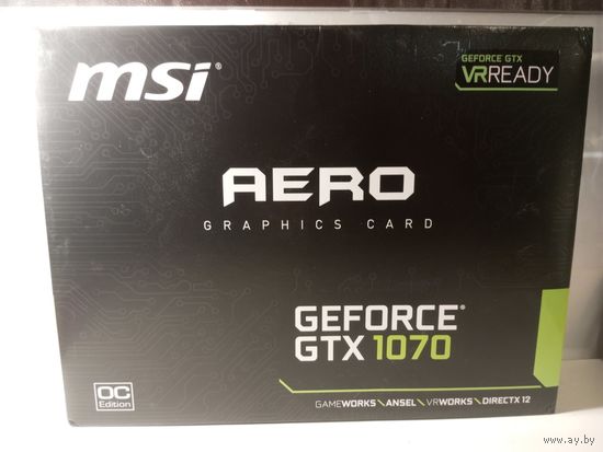 Коробка от видеокарты MSI AERO GTX 1070