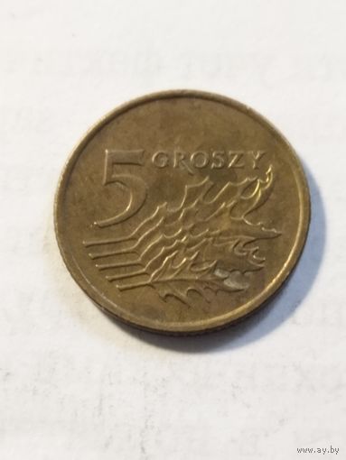 Польша 5 центов 1990