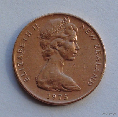 Новая Зеландия 2 цента. 1973 г.