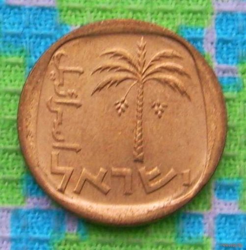 Израиль 10 агорот (центов). Пальма. UNC.