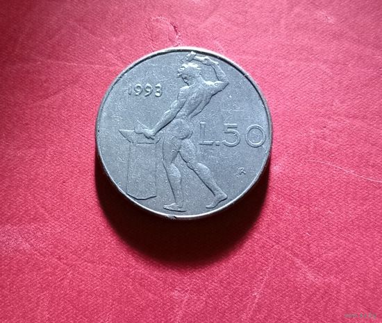 50 лир 1993г. (Италия)