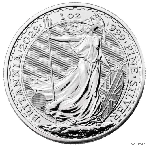 Великобритания Британия 2023г. Королева Елизавета II Серебро 999
