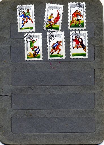 ВЕНГРИЯ, 1986,  ФУТБОЛ,  6м гашен