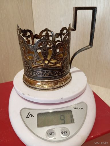 Серебряный Подстаканник Кубачи 1960