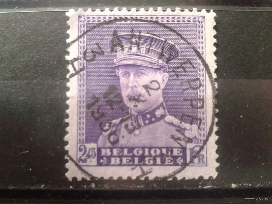 Бельгия 1931 Король Альберт 1 2,45 франка