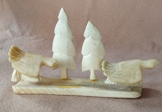 Статуэтка тетерева. Кость