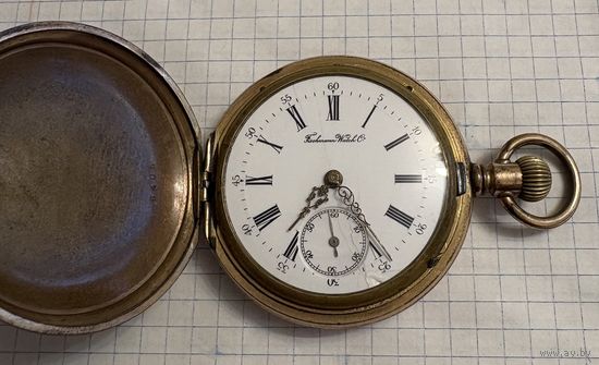 Часы карманные Fischmann Watch Co . Швейцария . На ходу