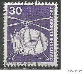 ФРГ. Геликоптер. 1975г. Mi#849.