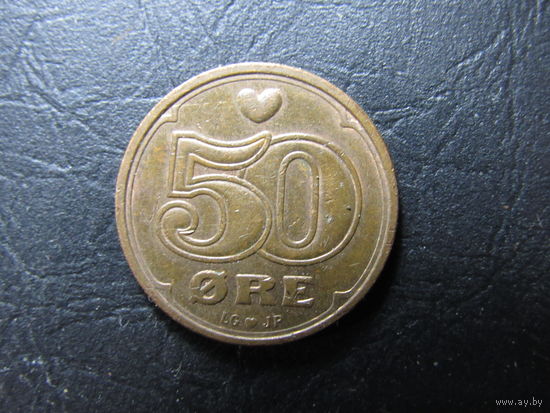 Дания. 50 эре.1994. С 20 копеек. Распродажа коллекции. Смотрите другие лоты.