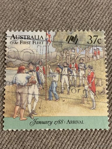 Австралия. January 1788. Arrival