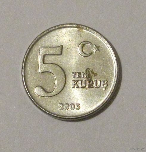 Турция 5 куруш 2005
