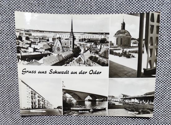 Поздравительная открытка ГДР для авторемзавода г. Полоцка, 3