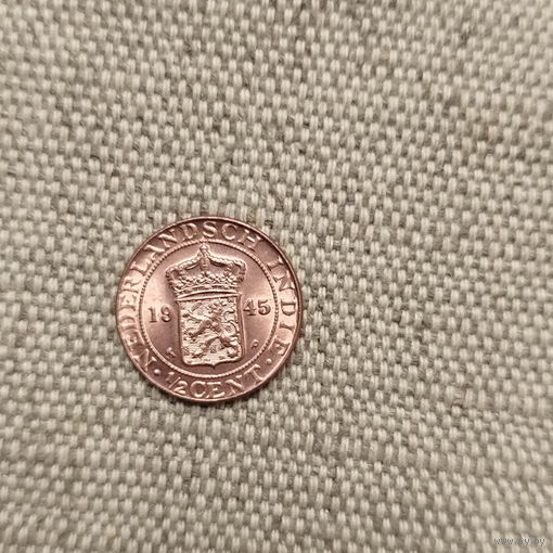 Нидерландская Индия 1945 1/2 цента