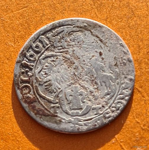 6 грош 1661 год