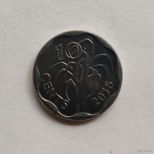 Эсватини (Свазиленд) 10 центов 2015 г.