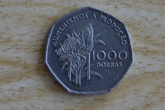 Сан-Томе и Принсипи 1000 добр 1997 с 1 руб