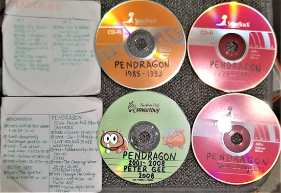 CD MP3 PENDRAGON & Sound Projects - 4 CD