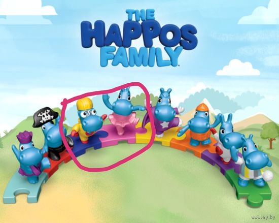Бегемоты Kinder из "Happos Family"
