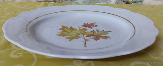 Тарелка для второго-2 СССР. Барановский фарфоровый завод (Барановка), 1960-1970 гг