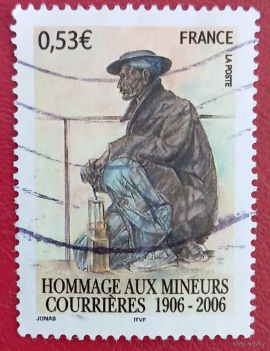 Франция, 2006 г., 100 лет аварии в шахте Курьер