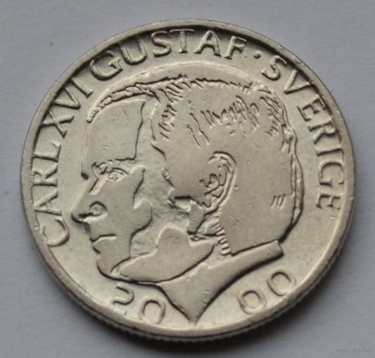 Швеция, 1 крона 2000 г.