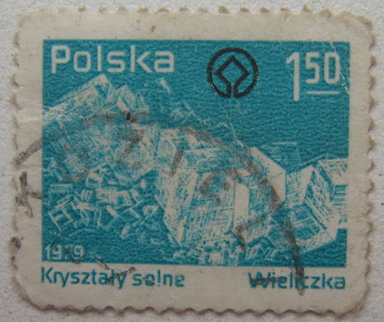 Польша марка 1979 г. Кристаллы соли. Величка