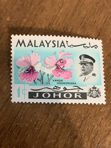 Малайзия 1965. Цветы. Орхидеи. Марка из серии