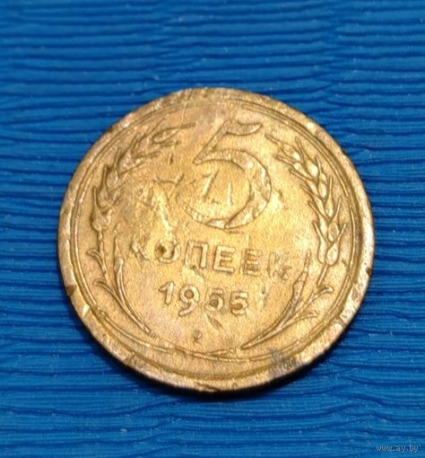 СССР. 5 копеек 1955. Распродажа личной коллекции