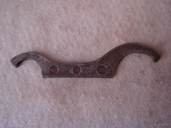 Ключ 45х65 к мотоциклам Ижевского мотоциклетного завода. СССР, 70-е годы прошлого столетия.
