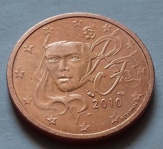 2 евроцента, Франция 2010 г.