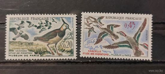 РАСПРОДАЖА ФРАНЦИЯ 1960г. Полная серия. Чист*