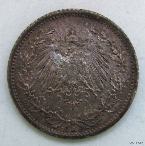1/2 марки. 1915 г. А