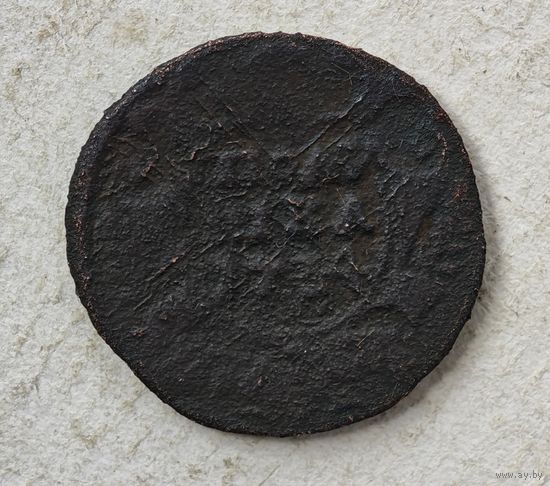 1734 год полушка перечекан