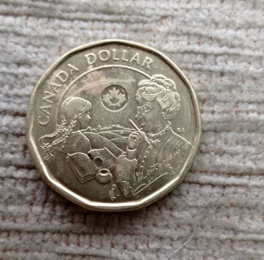 Werty71 Канада 1 доллар 2024 г 150 лет со дня рождения Люси Мод Монтгомери