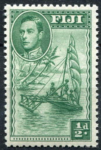 1938 Фиджи ** Каноэ марка из серии Британские колонии