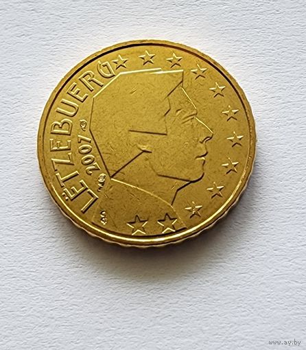 Люксембург 10 евроцентов, 2007 из официального набора BU