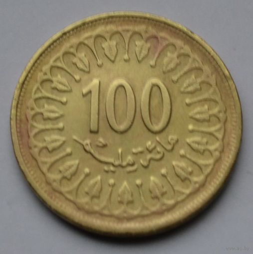 Тунис, 100 миллимов 1997 г.