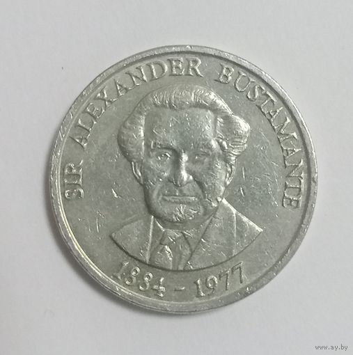 Ямайка 1 доллар 1990 год