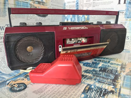 В 90-е за ним охотились многие: легендарный магнитофон "Беларусь" М-310С. Завод "Зенит", г. Могилёв.