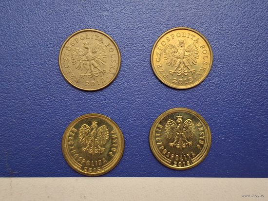 Польша 5 грошейй - остатки погодовки. Цена - за ОДНУ монету любого представленного года