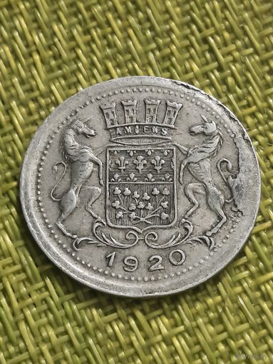 Франция, Амьен 10 сантимов 1920 г