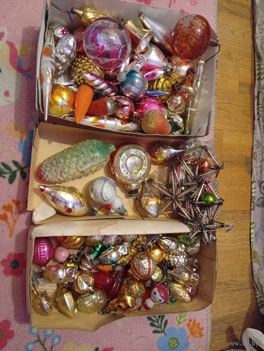 Ёлочные игрушки СССР, всё за вашу цену, с рубля, три дня